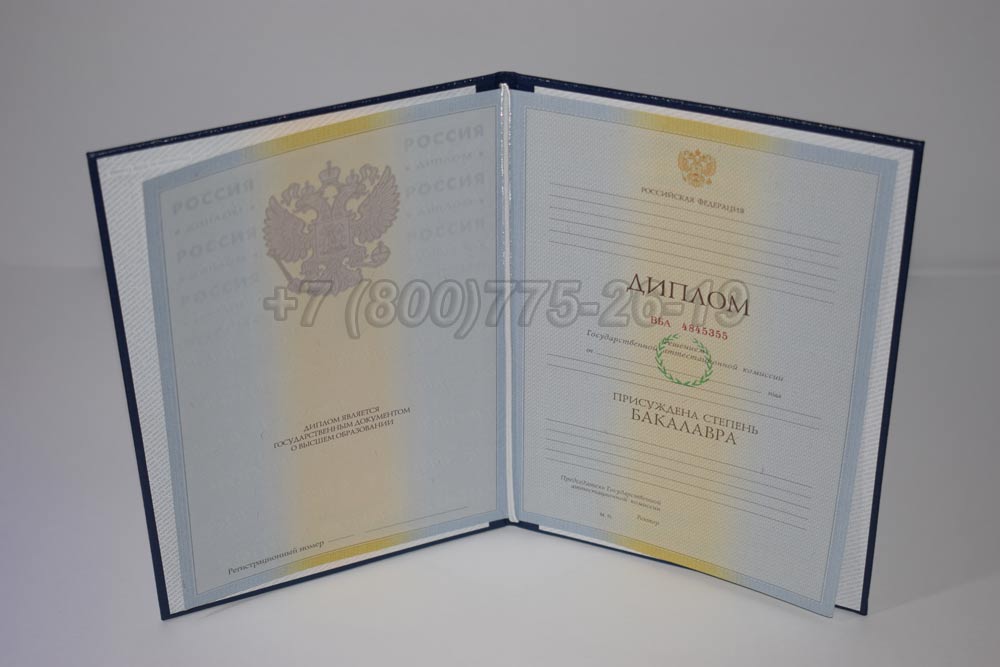 Диплом бакалавра Гознак 2009-2010 год выпуска г.Омск