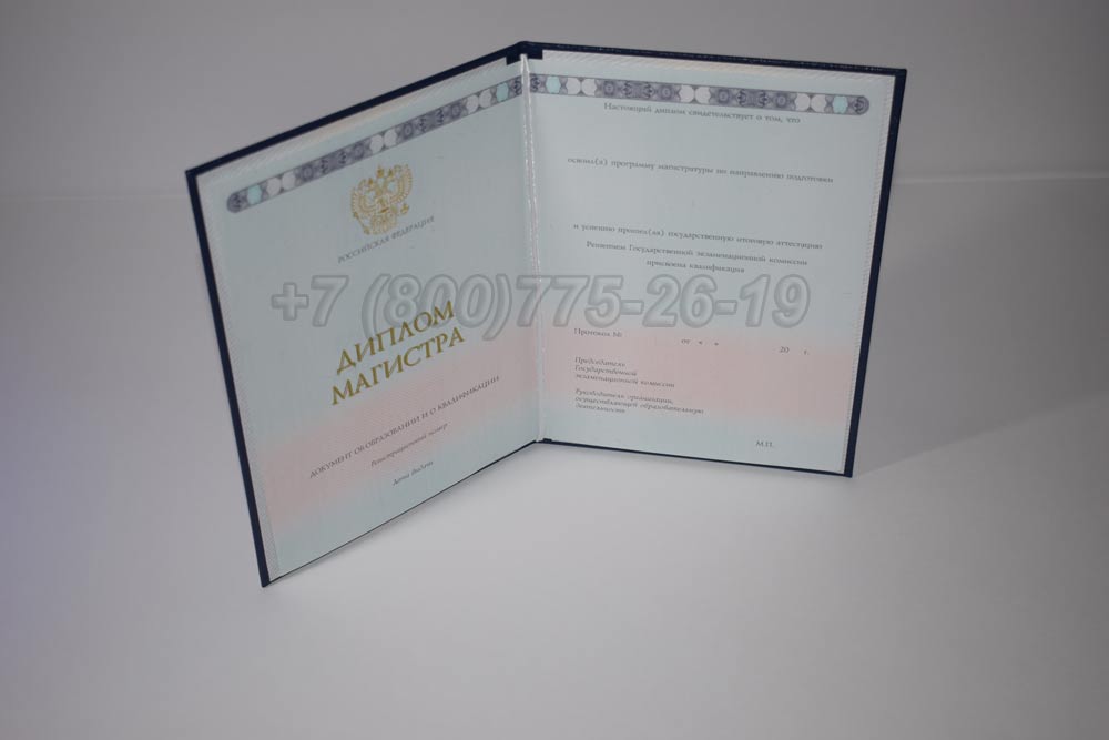 Диплом магистра Гознак 2014-2025 год выпуска г.Омск