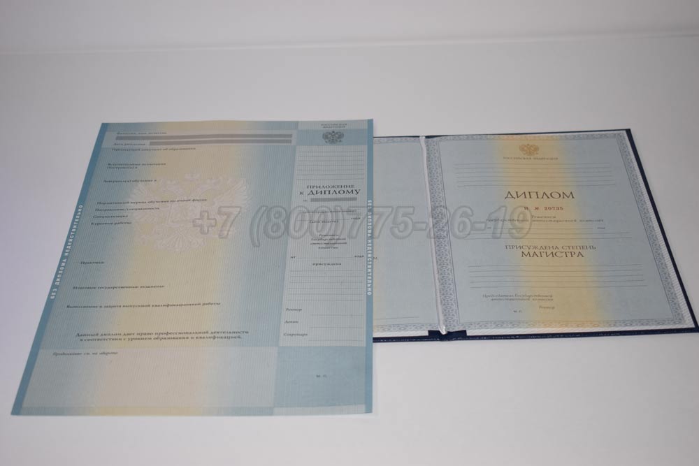 Диплом магистра Гознак 2011-2013 год выпуска г.Омск