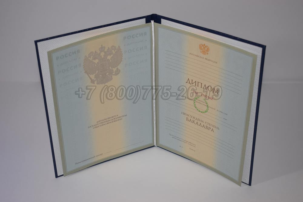 Диплом бакалавра Гознак 2003-2008 год выпуска г.Омск