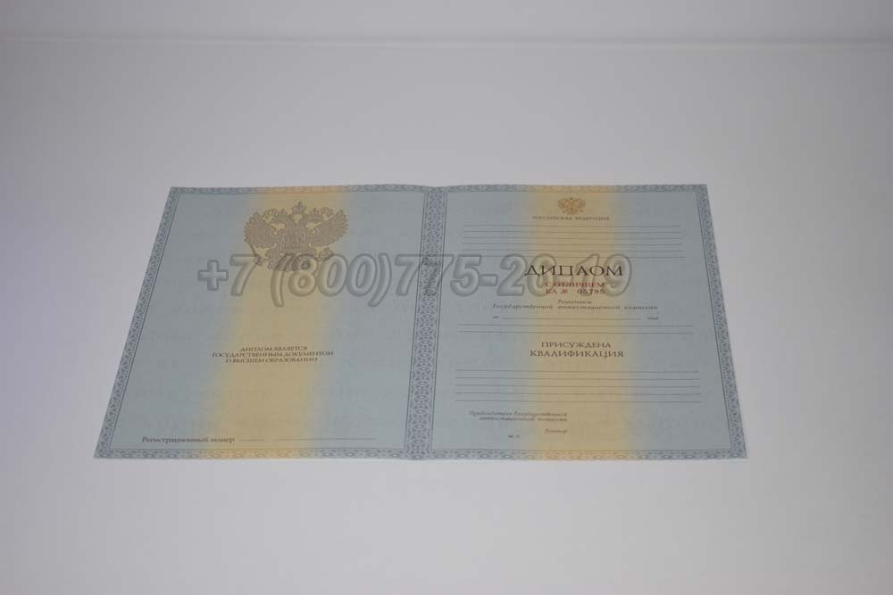 Бланк красного диплома о высшем образовании 2011-2013 год выпуска г.Омск