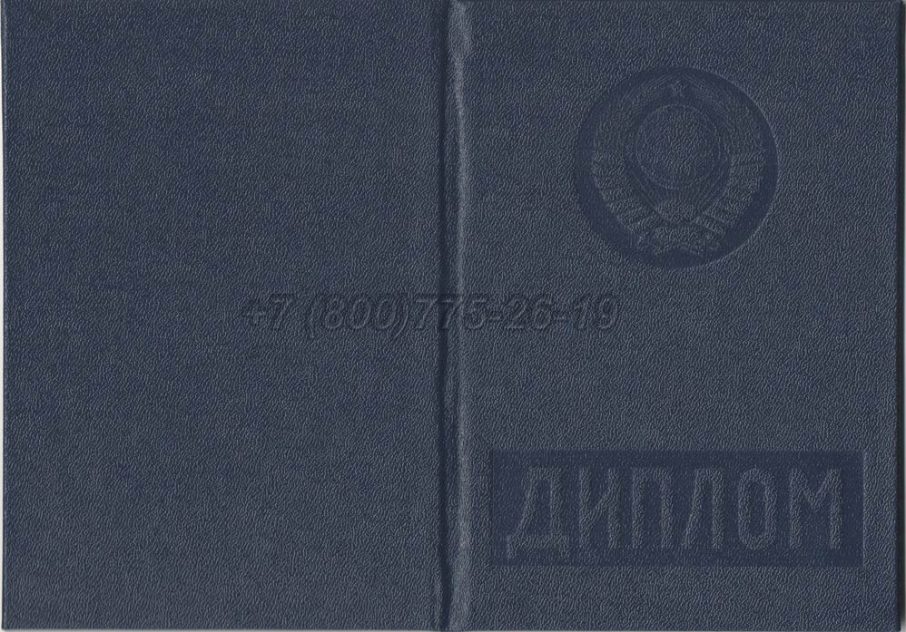 Диплом вуза Грузинской ССР Гознак 1975-1991 год выпуска г.Омск