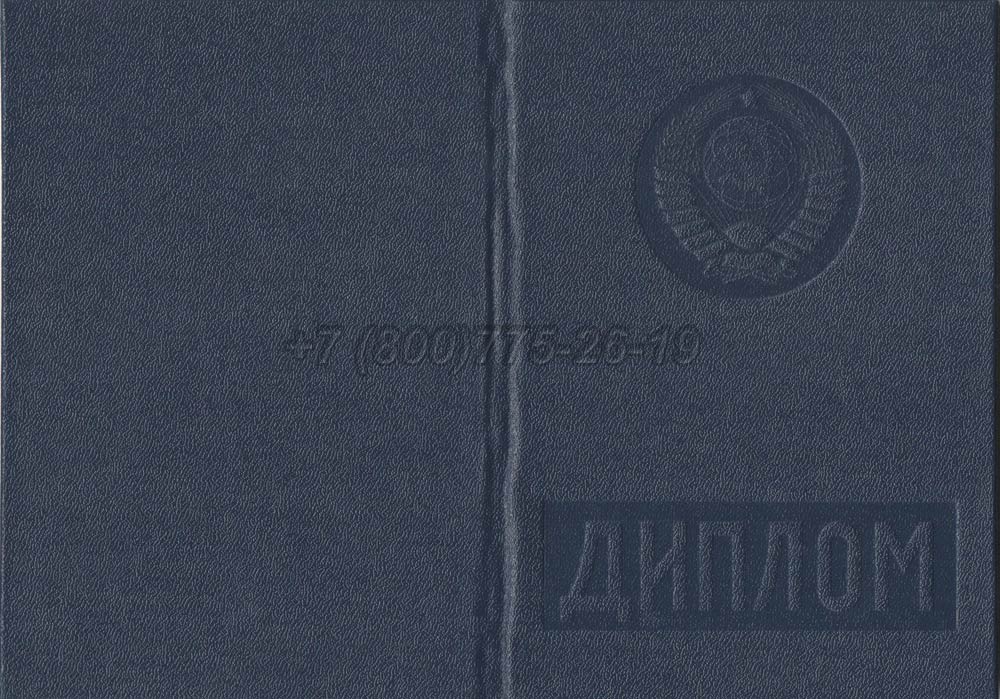 Диплом вуза Киргизской ССР Гознак 1975-1991 год выпуска г.Омск