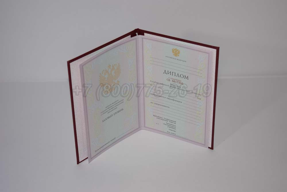 Красный диплом техникума Гознак 2003-2007 год выпуска г.Омск