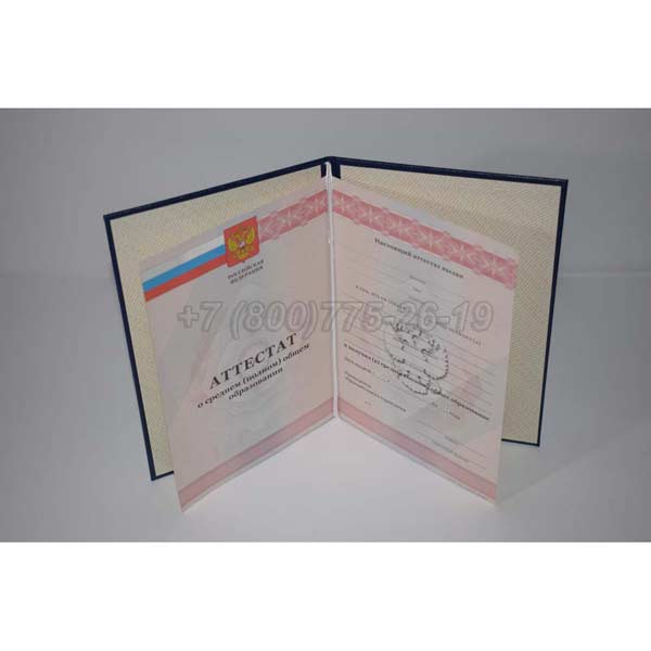 Аттестат За 11 Класс 2008-2009 г.в. Омск